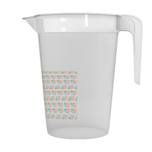 Pichet personnalisé 1.7L - Quadrichomie, Impression de votre logo, Objets Personnalisables, Caudry