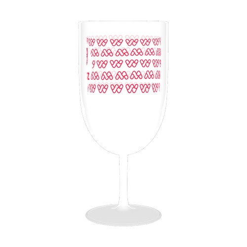 Verre à vin Events personnalisé 18 cl blanc - Sérigraphie 1 couleur, objet publicitaire personnalisé avec votre logo.