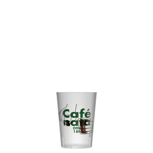 Personalised 10 cl Reusable Plastic Cup - Digital Print<BR> Personalised 10 cl Reusable Plastic Cup - Digital Print<BR>