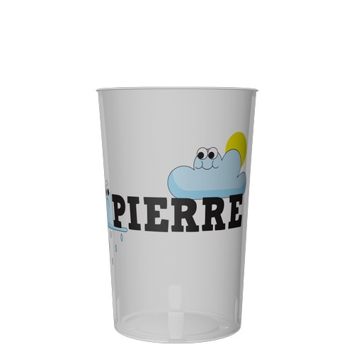 Personalised 40 cl Reusable Plastic Stadium Cup - Ultra Personalised