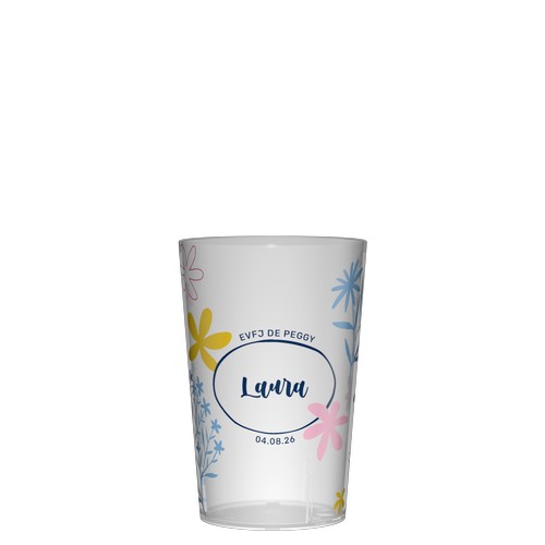Personalised 28 cl Reusable Plastic Cup - Ultra Personalised<BR>