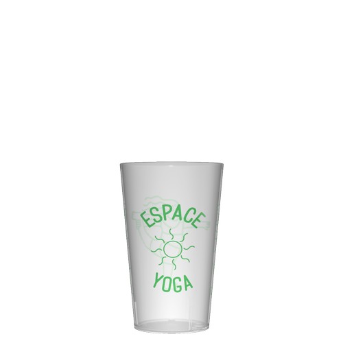 Personalised 12 cl Reusable Plastic Cup - Digital Saver<BR> Personalised 12 cl Reusable Plastic Cup - Digital Saver<BR>