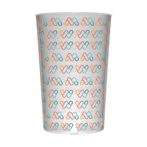 Gobelet réutilisable personnalisé 40cl Stadium - Quadrichromie, GOODIES MEDIA, fournisseur d'objet publicitaire, fournisseurs de stylo publicitaire, cadeau d'entreprise