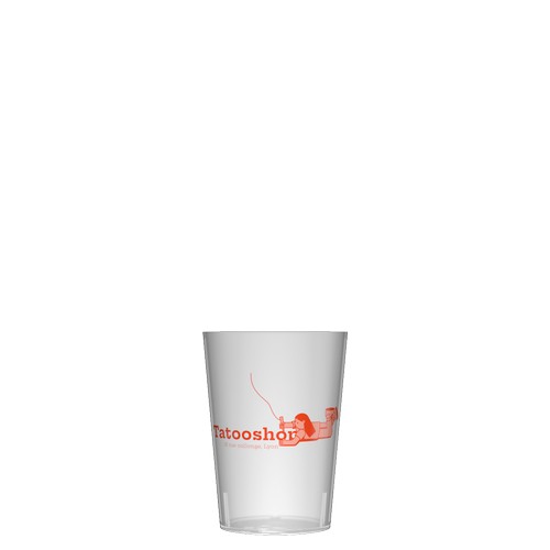 Personalised 10 cl Reusable Plastic Cup - Digital Saver<BR> Personalised 10 cl Reusable Plastic Cup - Digital Saver<BR>