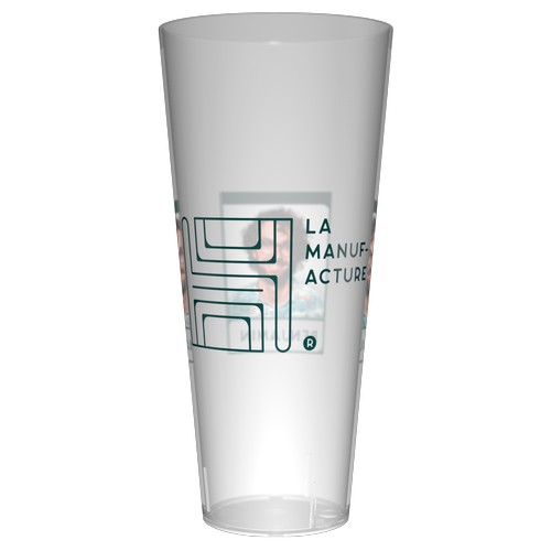 Personalised 50 cl Reusable Plastic Cup - Ultra Personalised