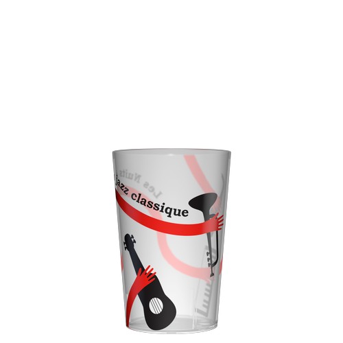 Personalised 28 cl Reusable Plastic Cup - Digital Saver<BR>
