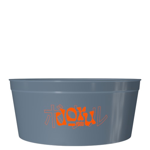 BOL GRIS PERSONALIZADO - SERIGRAFÍA 1 COLOR