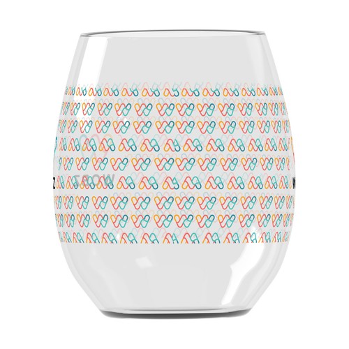 Personalised 30 cL Tritan ‘Pure’ water glass - Digital printing