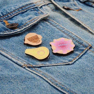 Pin's de forme personnalisée en bambou