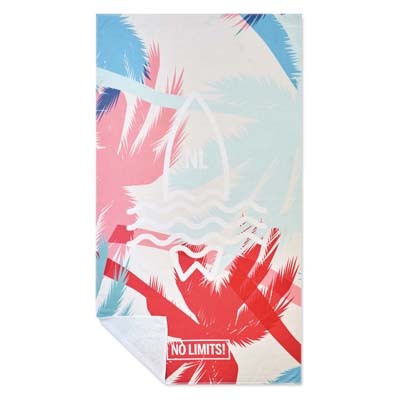 Serviette de plage en quadri