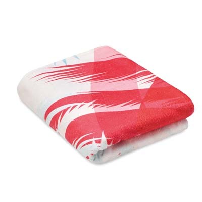 Serviette de plage en quadri