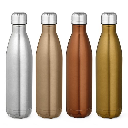 cobre Botella Mississippi 800P; rInox,810 ml. Doble pared. Brillante