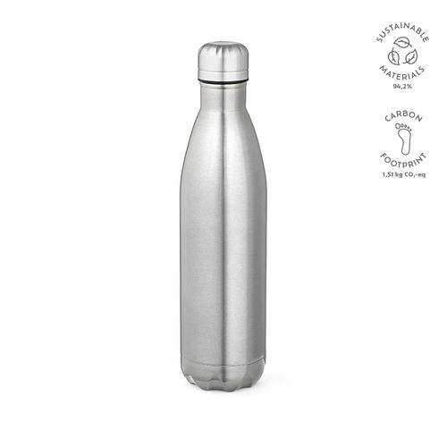 plateado Botella Mississippi 800P; rInox,810 ml. Doble pared. Brillante