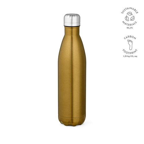 dorado Botella Mississippi 800P; rInox,810 ml. Doble pared. Brillante