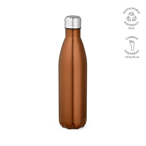 cobre Botella Mississippi 800P; rInox,810 ml. Doble pared. Brillante