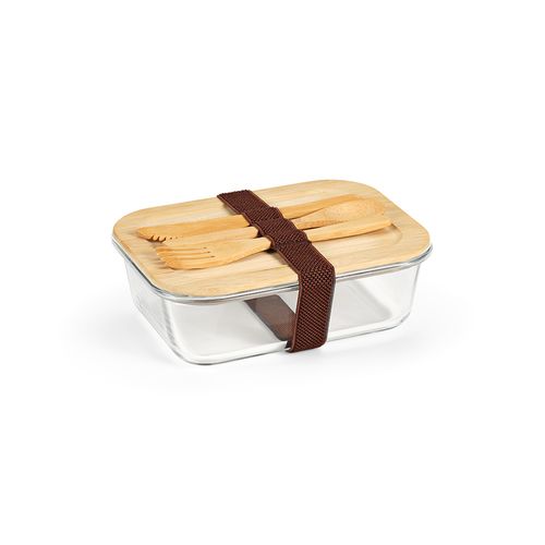 FIAMBRERA VAN GOGH 1000;  VIDRIO DE BOROSILICATO Y BAMBÚ. 1090 ML