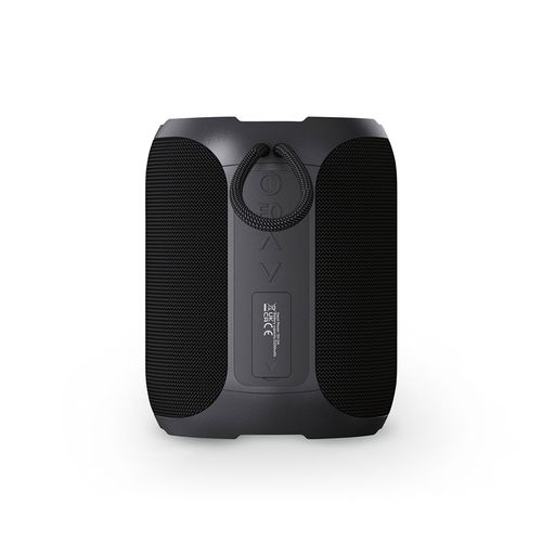 black Altavoz Avicenna: rABS, 2600 mAh. Autonomía hasta 6 horas. IPX6