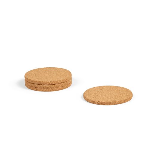 natural Posavasos Modigliani de corcho. Set de 4 unidades
