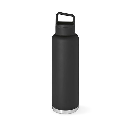 black Botella Zambezi 1500; rInox,1620 ml. Doble pared, hermética y asa