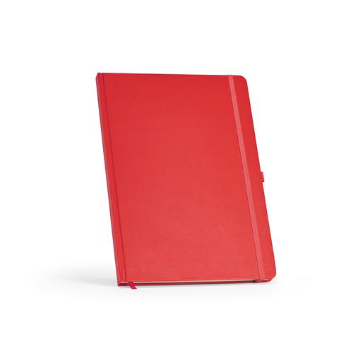 red Libreta Marquez A4 de tapa dura; 240 hojas recicladas de 70 gsm