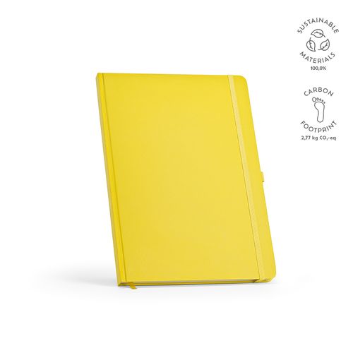 amarillo oscuro Libreta Marquez A4 de tapa dura; 240 hojas recicladas de 70 gsm