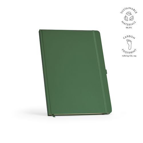 Libreta Marquez A4 de tapa dura; 240 hojas recicladas de 70 gsm