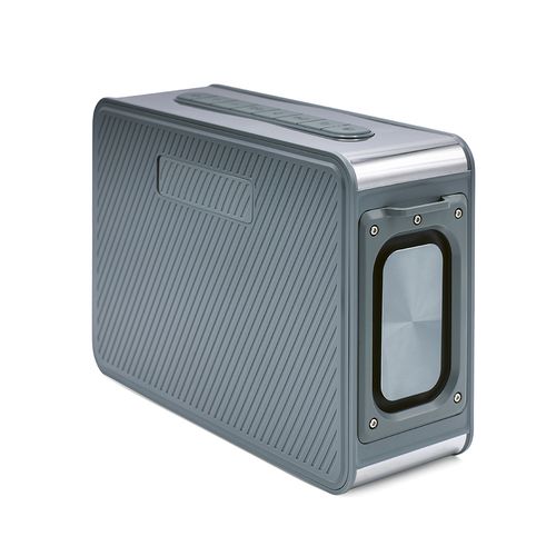 plateado Altavoz Jouncer rABS de 15600 mAh. Autonomía hasta 30 h. 80 W