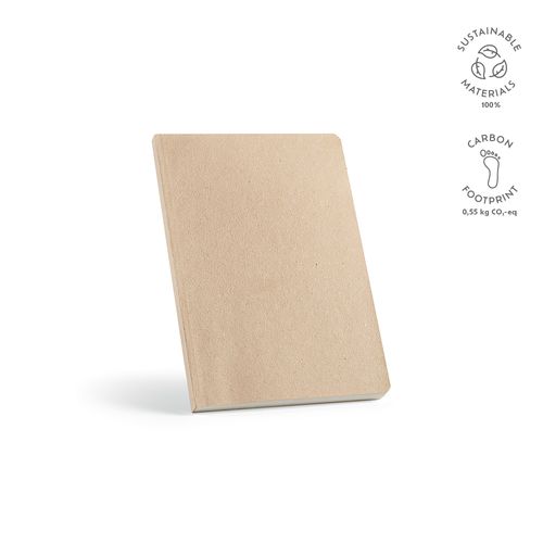 Carnet Joyce couverture en feuille bananier, 196p 80g/m²