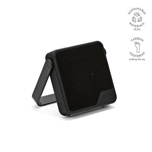 black Altavoz Dipster rABS; 1800 mAh. Autonomía hasta 10 horas. IPX7