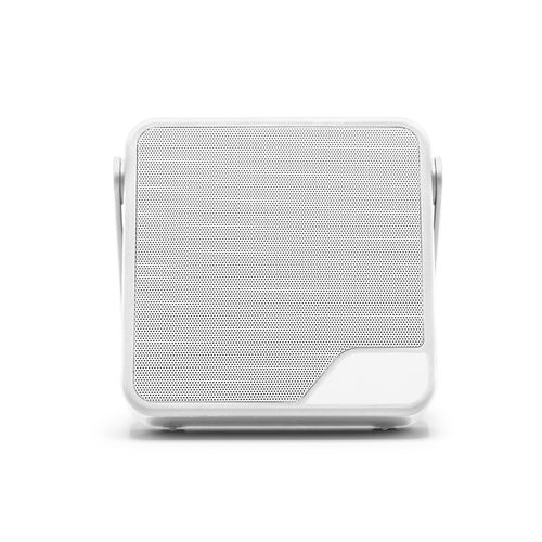 white Altavoz Dipster rABS; 1800 mAh. Autonomía hasta 10 horas. IPX7
