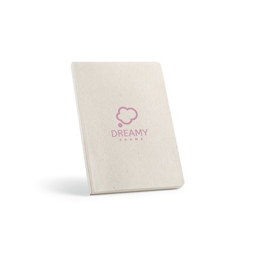 Carnet Austen couverture en chanvre, 196p recyclées 80g/m²