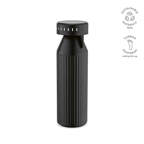 Gourde Timeos rInox 690ml. Double paroi, étanche. Rappel LED