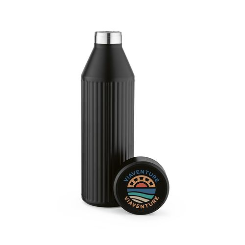 Gourde Timeos rInox 690ml. Double paroi, étanche. Rappel LED