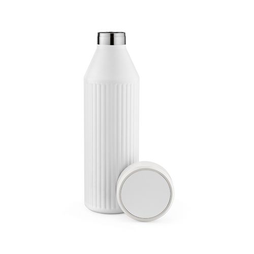 Botella Timeos; rInox,690 ml. Doble, hermética. Recordatorio LED