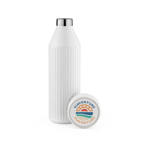 Gourde Timeos rInox 690ml. Double paroi, étanche. Rappel LED