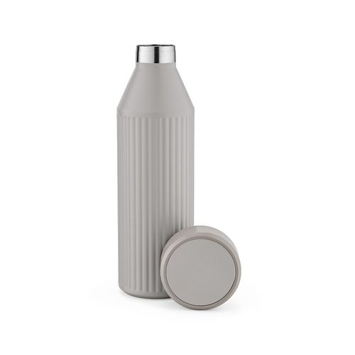 Botella Timeos; rInox,690 ml. Doble, hermética. Recordatorio LED