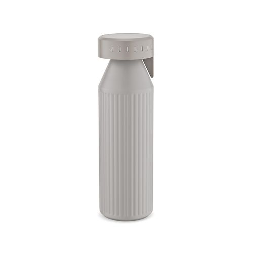 Botella Timeos; rInox,690 ml. Doble, hermética. Recordatorio LED