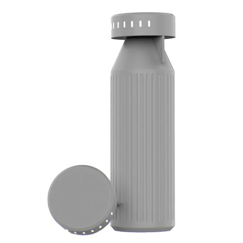 Botella Timeos; rInox,690 ml. Doble, hermética. Recordatorio LED