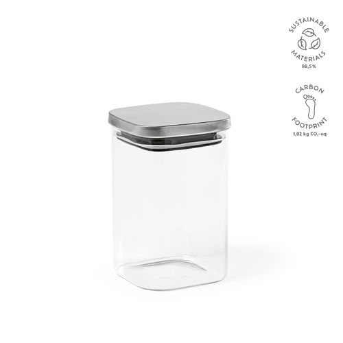 Bocal Delacroix 1200 verre borosilicaté 1270 ml, couvercle rInox - 2