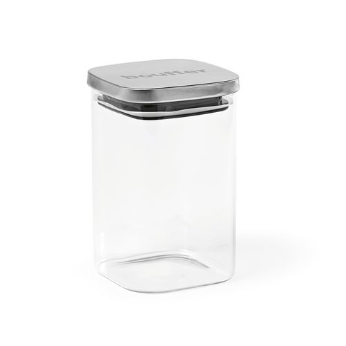 Bocal Delacroix 1200 verre borosilicaté 1270 ml, couvercle rInox
