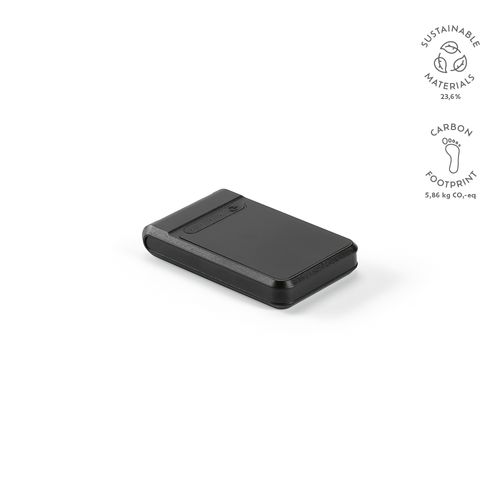 black Batería externa AmpX; rABS , 6000 mAh y 18 W. Carga PC 2/ 3 veces