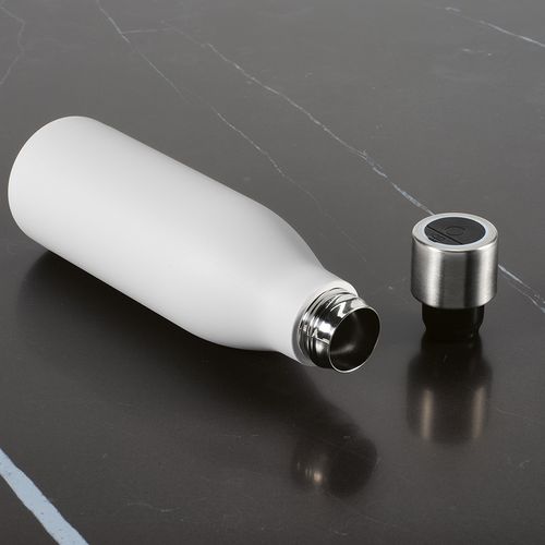 white Botella Parana; de rInox, 550 ml. Doble pared. Esterilizador UV