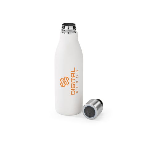 white Botella Parana; de rInox, 550 ml. Doble pared. Esterilizador UV