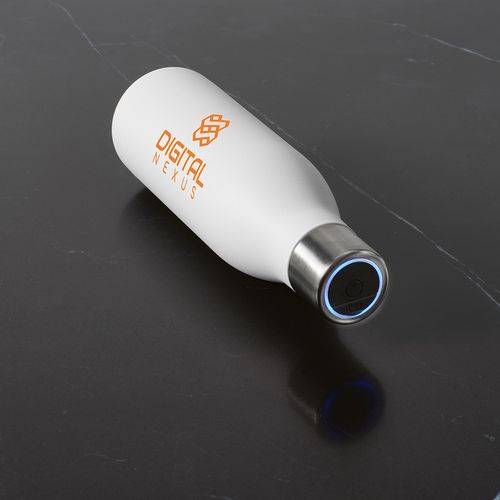 white Botella Parana; de rInox, 550 ml. Doble pared. Esterilizador UV