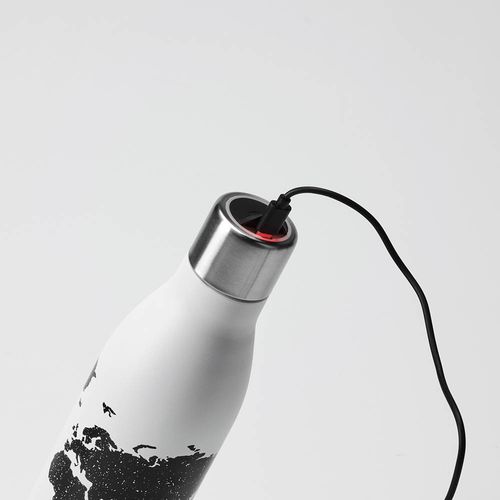 Gourde Paraná,rInox 550ml.Double paroi, étanche.Stérilisateur UV