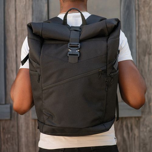 Sac à dos Coloma 28L rPET. Haut enroulable. Poche ordinateur 17"