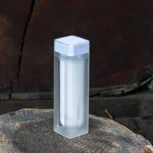 Botella Lucen  hecha en rABS de 540 ml. Molde de doble inyección