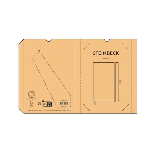 Carnet Steinbeck couverture en bois, 196p 70g/m² - 7