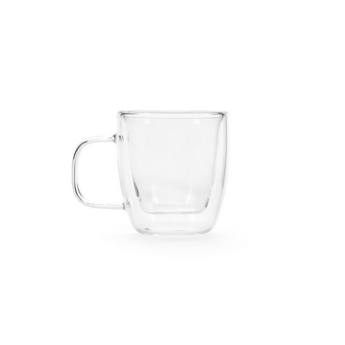 Taza Elbe 75 de vidrio de borosilicato.  65 ml