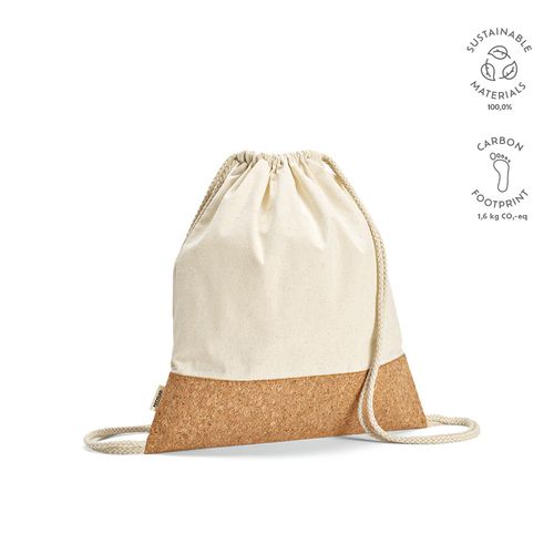 Sac à cordon Orizaba rCOTON 180 g/m² et liège - 2
